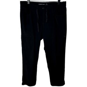 Toad & Co Womens Jetlite Crop Pants Outdoor Hiking Travel Size 10 black